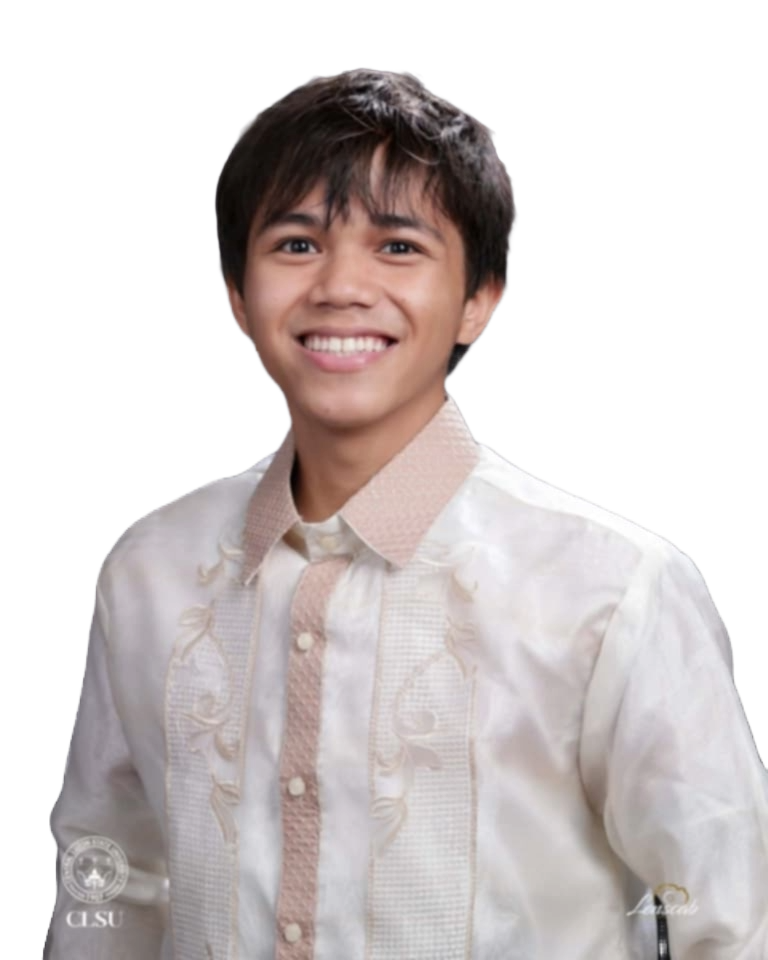 Erickson Esto smiling in formal Filipino attire
