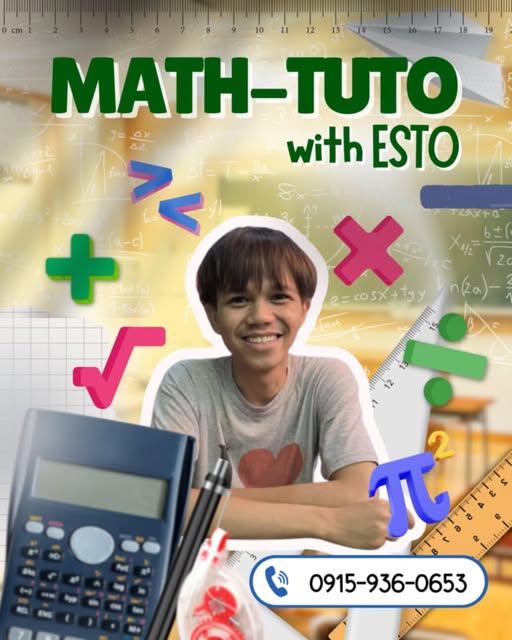 MATH-TUTO with Esto promotional poster